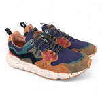 Sneaker uomo Flower Mountain Yamano 3 2B32 mud light brown navy 
