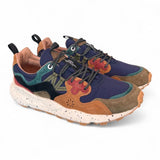 Sneaker uomo Flower Mountain Yamano 3 2B32 mud light brown navy 