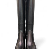 Stivale zip pelle nera tacco 60 Anima <BR/> 