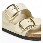 Ciabatta Arizona Big Buckle Shine Ecru  Birkenstock 1021476 