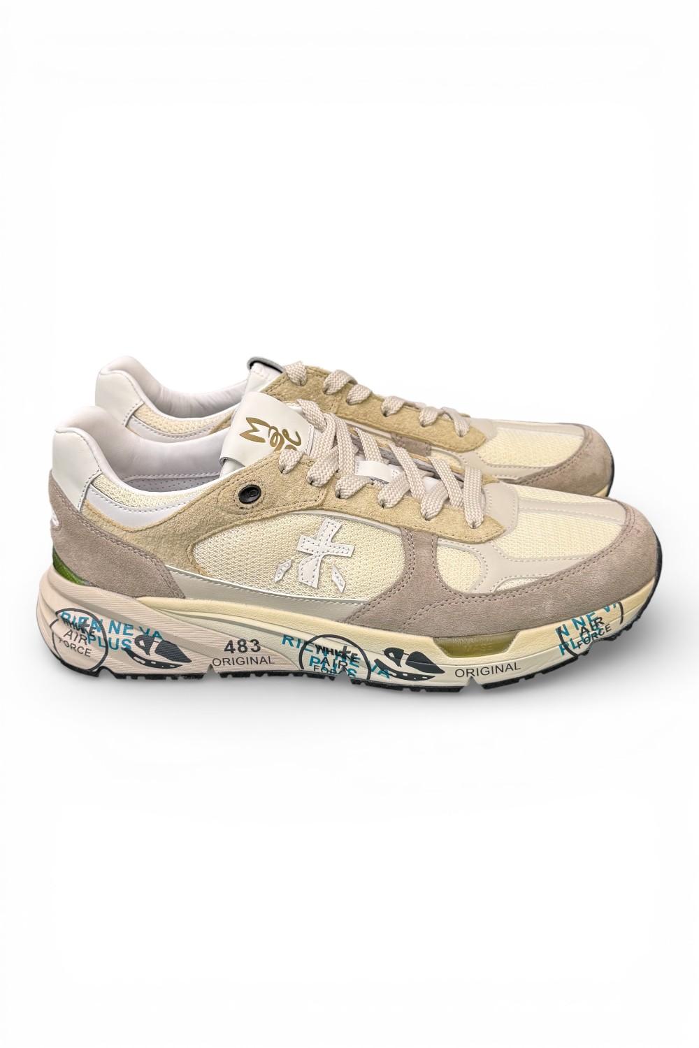 Sneaker uomo Mase 8018 Premiata beige grigio 