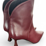 Stivaletto pelle bordeaux Isabelle Paris<BR/> 