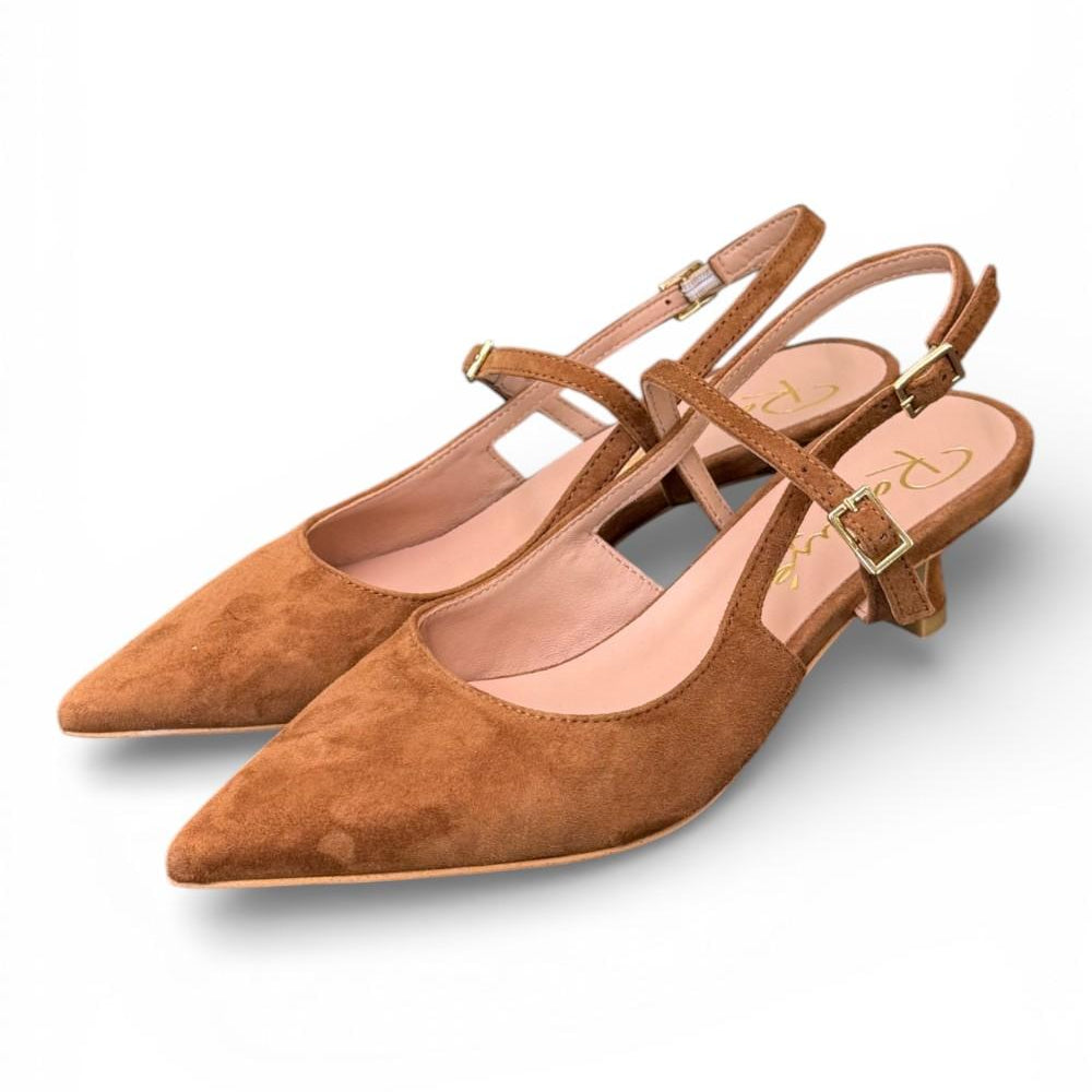 Slingback cintino suede sigaro Ranye 
