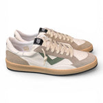 Sneaker uomo 4B12 Play New U1013 bianca grigia verde 