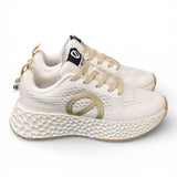 Sneaker donna No Name Carter Fly white gold 
