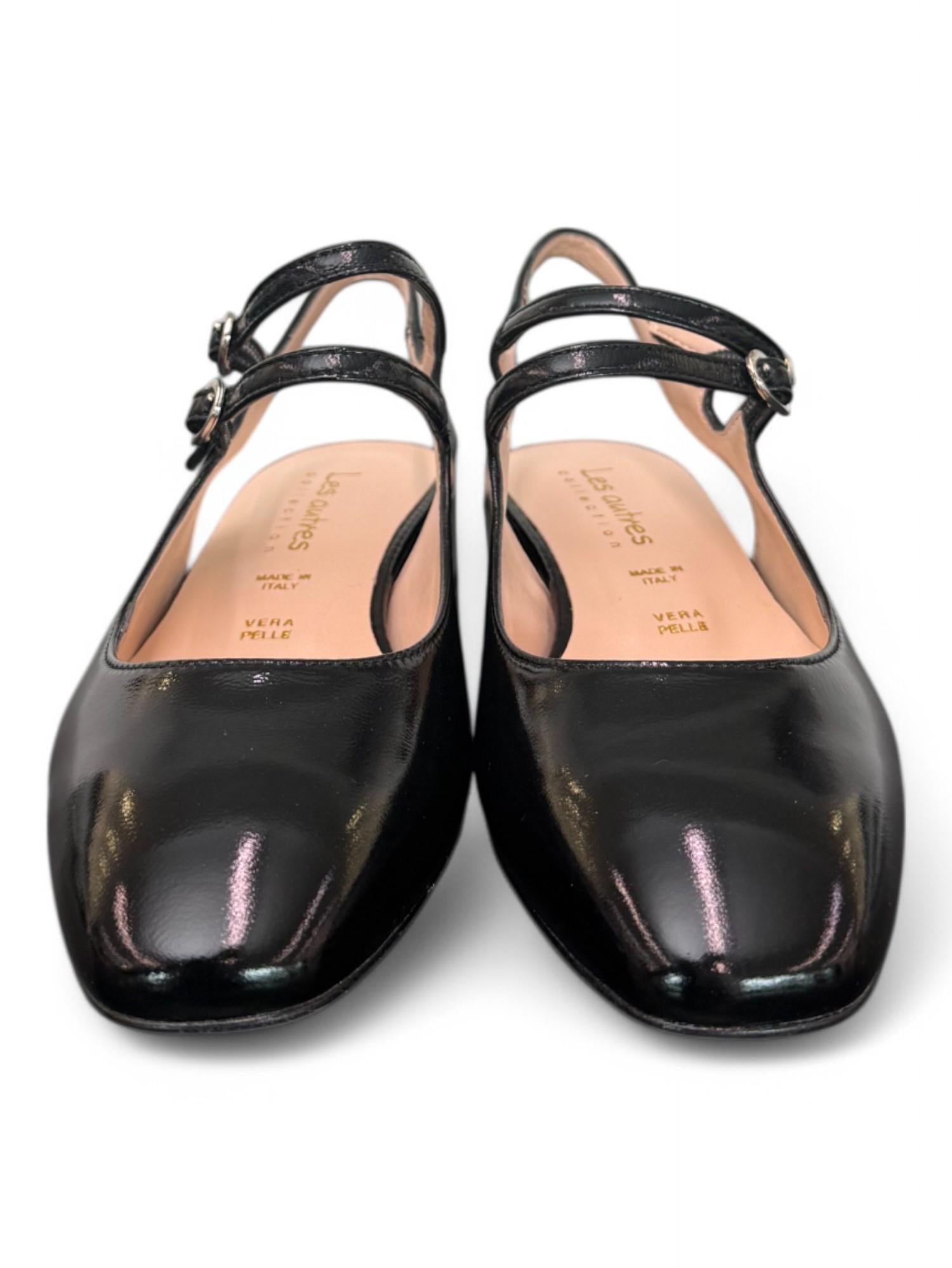 Slingback cinturini T30 nero Les Autres<BR/> 
