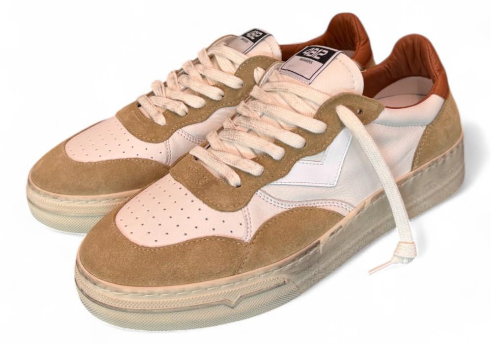 Sneaker uomo Hyper bianca beige 