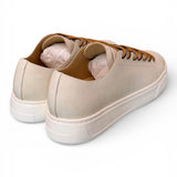 Sneaker pelle vintage bianca taglio vivo Crime London 