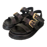 Sandalo platform nero Janet<BR/> <BR/> 