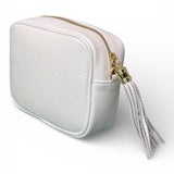 Borsina camera case pelle bianca 