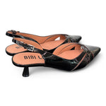 Slingback Bibi Lou incroci naplak nero tacco 