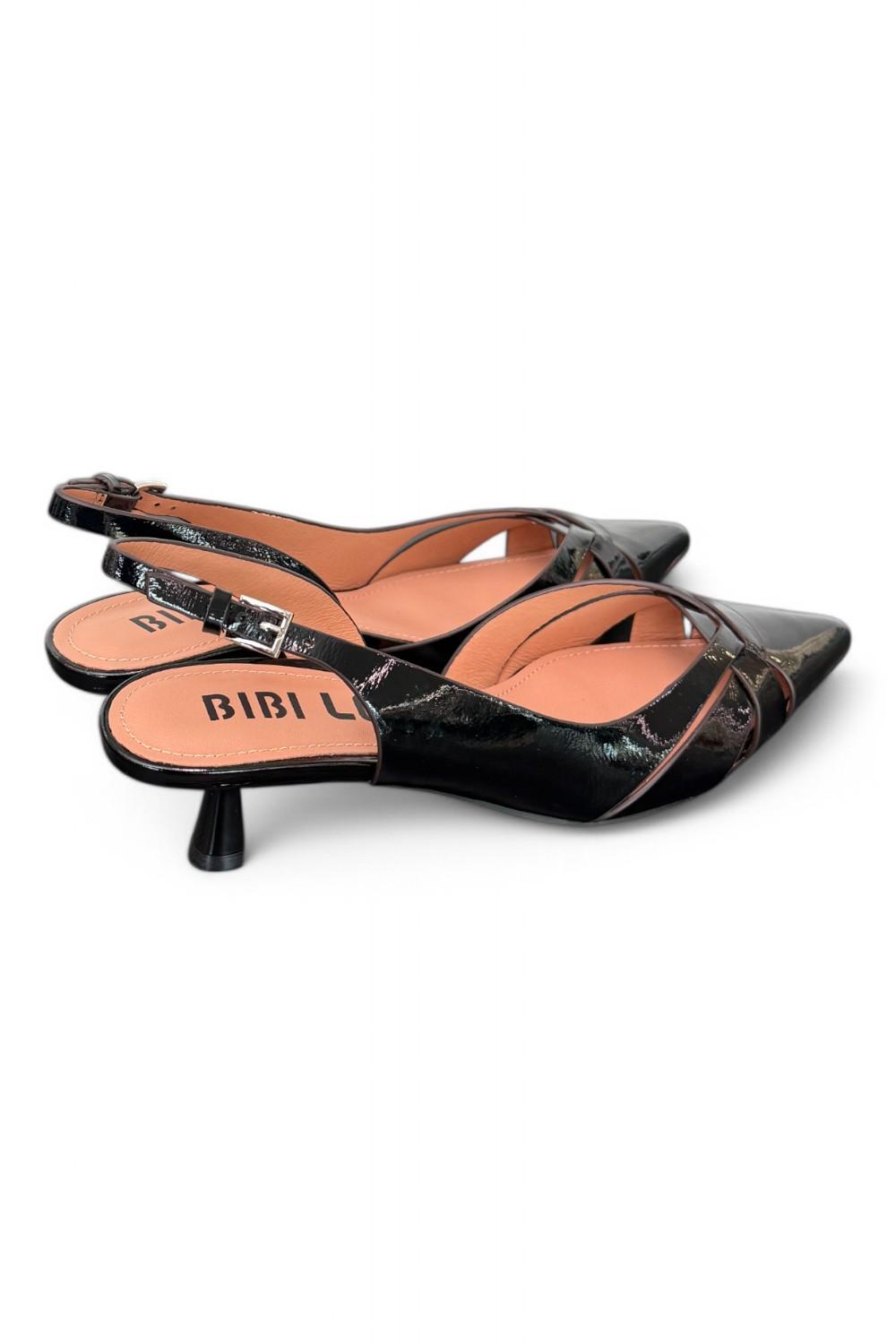 Slingback Bibi Lou incroci naplak nero tacco 