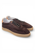 Sneaker uomo Soldini 80 Akira suede brown taffy