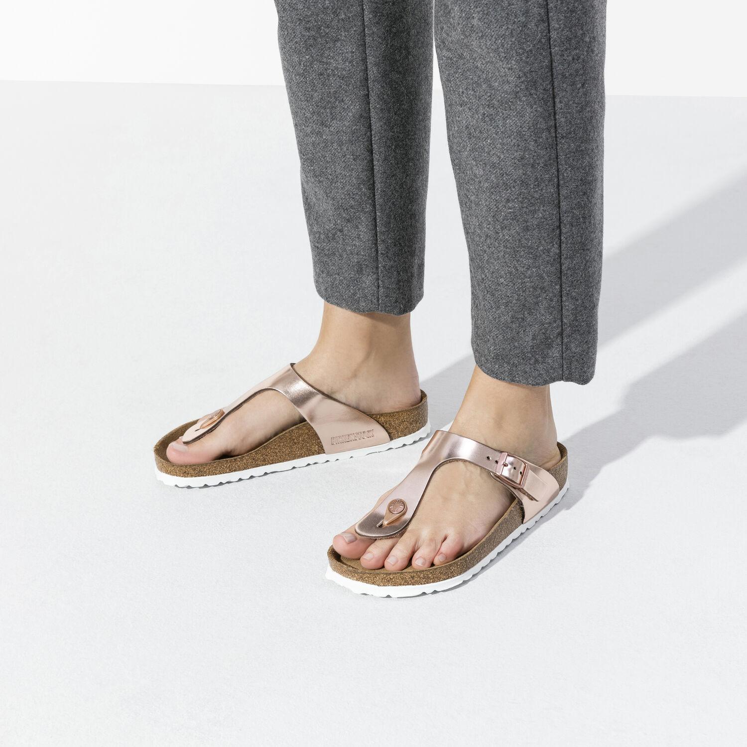 Ciabatta infradito Gizeh birko flor rame Birkenstock 
