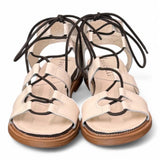 Sandalo schiava pelle latte Fabbrica dei Colli<BR/> 