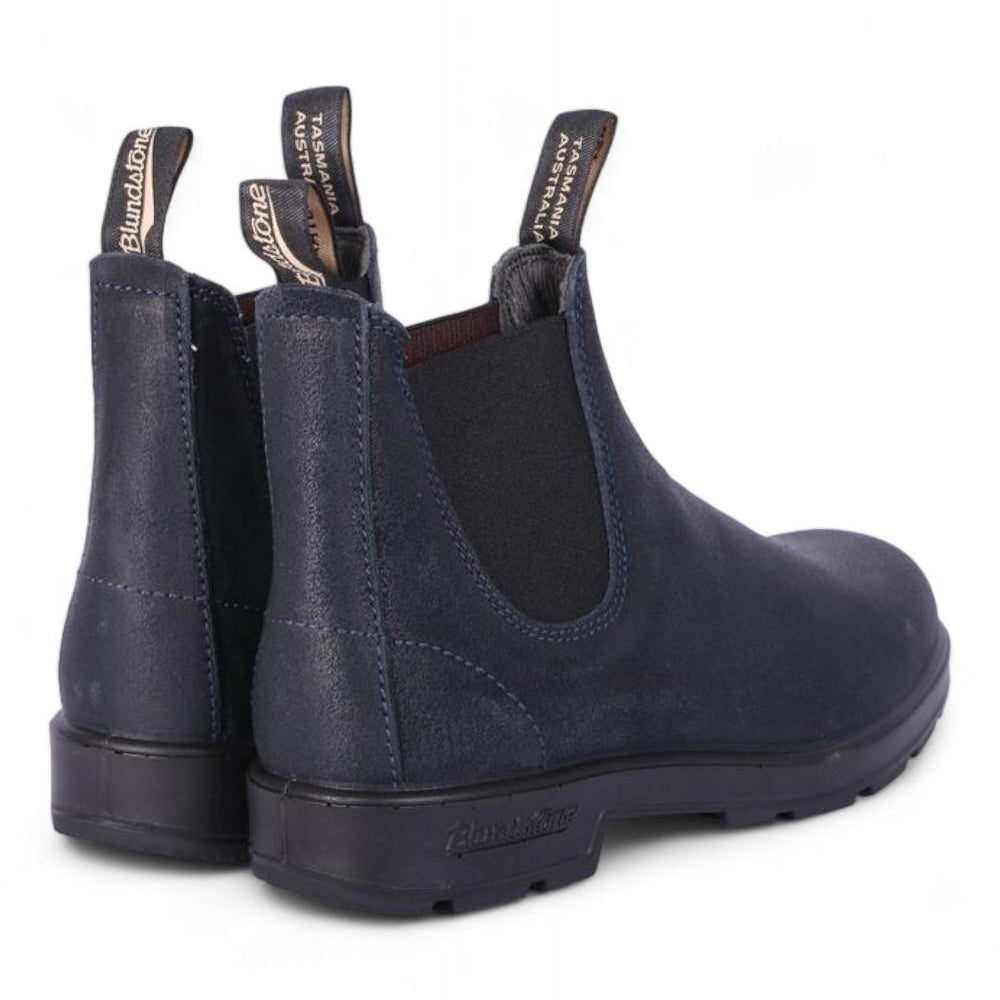 Stivaletto beatles uomo Blundstone scamosciato blu 1912BC 