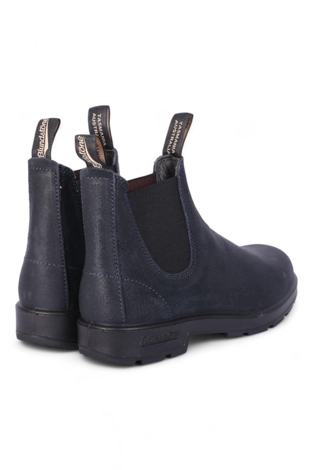 Stivaletto beatles uomo Blundstone scamosciato blu 1912BC 