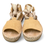 Sandalo con fascia in suede sand Palomitas<BR/> 
