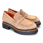 Mocassino donna suede beige Mjus<BR/> 