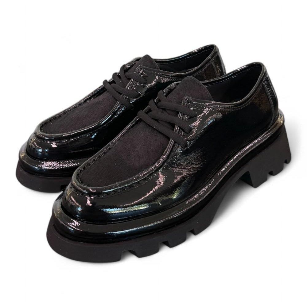 Scarpa allacciata ingegnere naplak nero Bruno Premi 