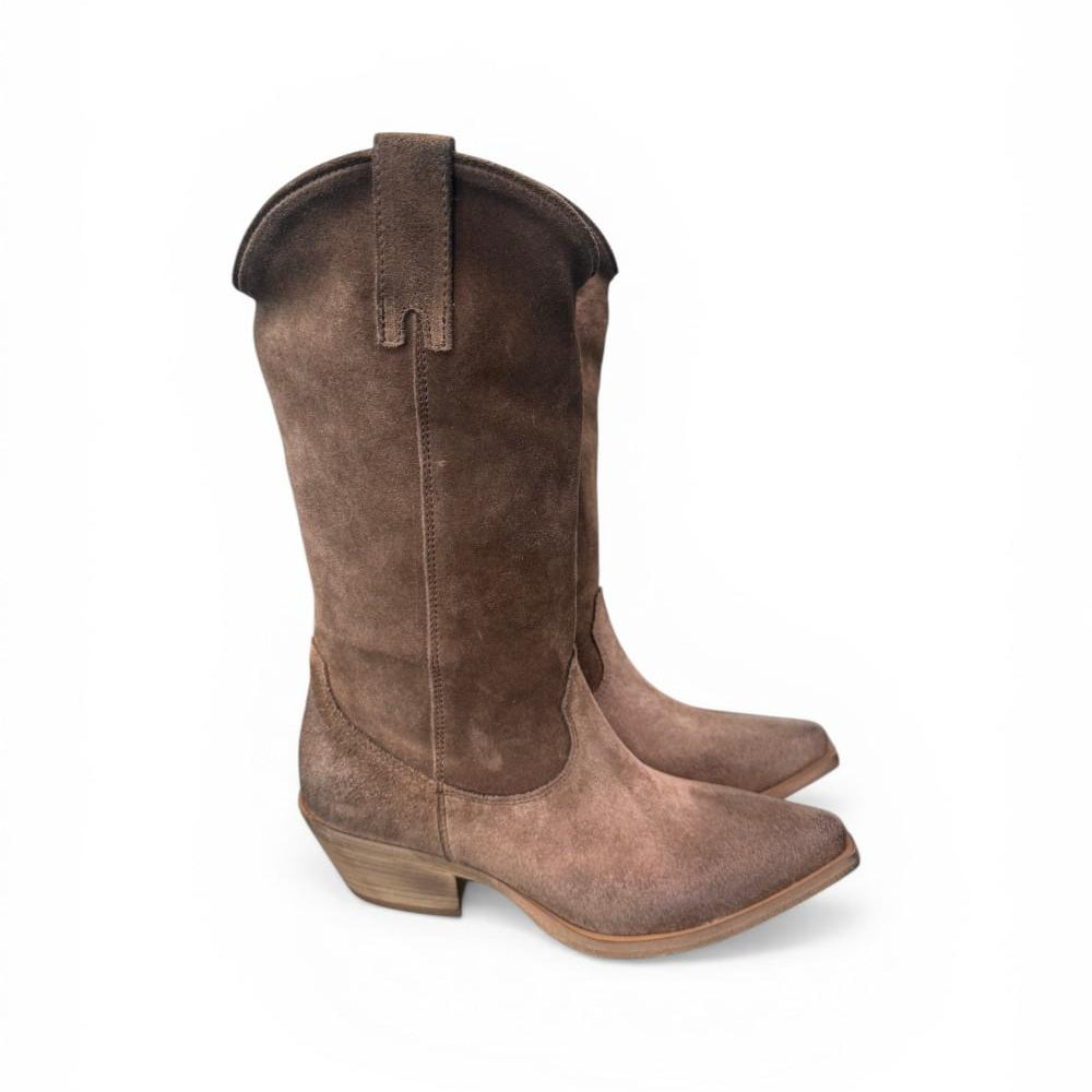 Stivale texano suede mustang Metisse<BR/> 