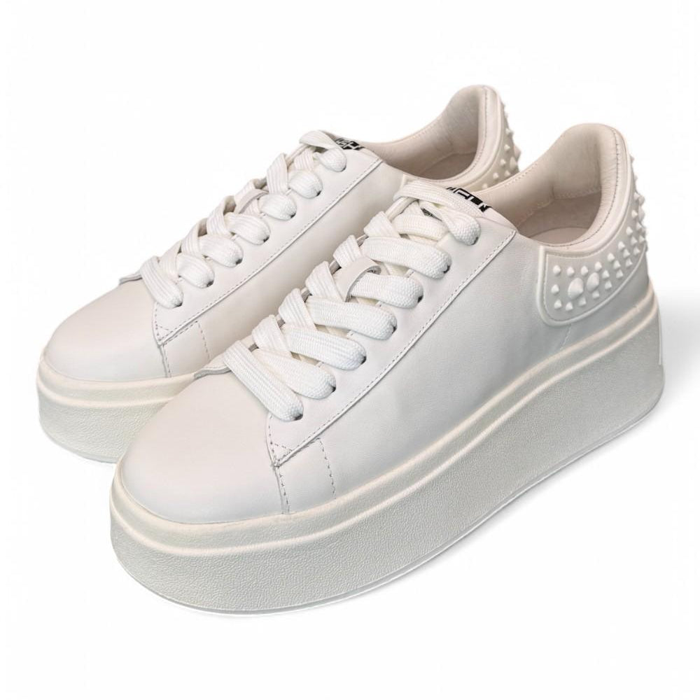Sneaker Ash Match bianca platino 