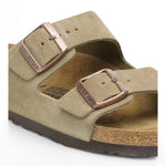 Ciabatta Birkenstock Arizona Suede Taupe 051463 uomo 