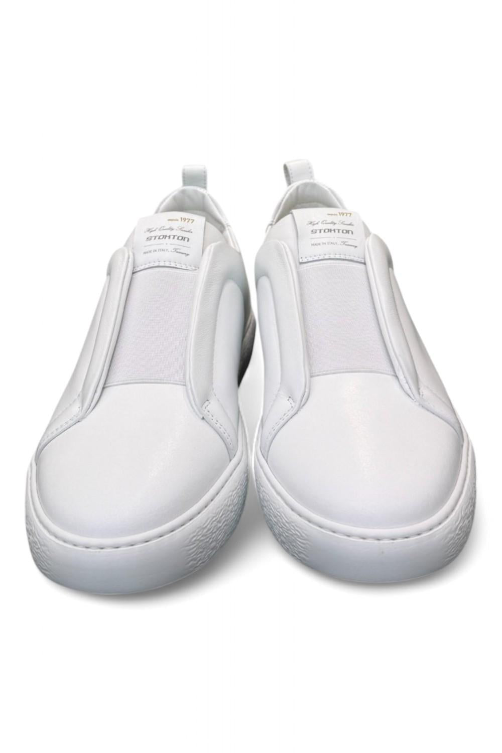 Sneaker slip on uomo Stokton bianca 