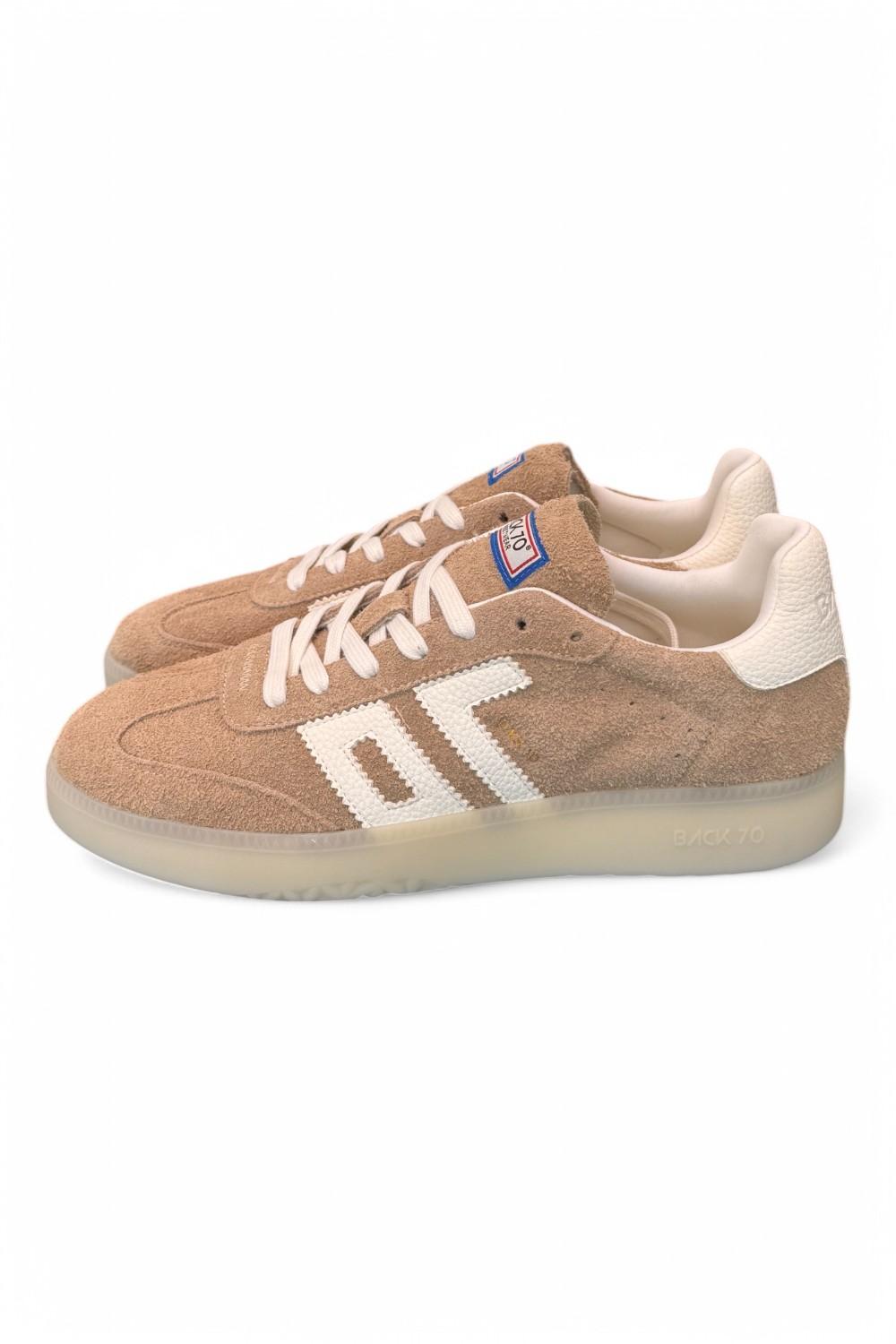 Sneaker uomo Boston beige Back 70<BR/> 