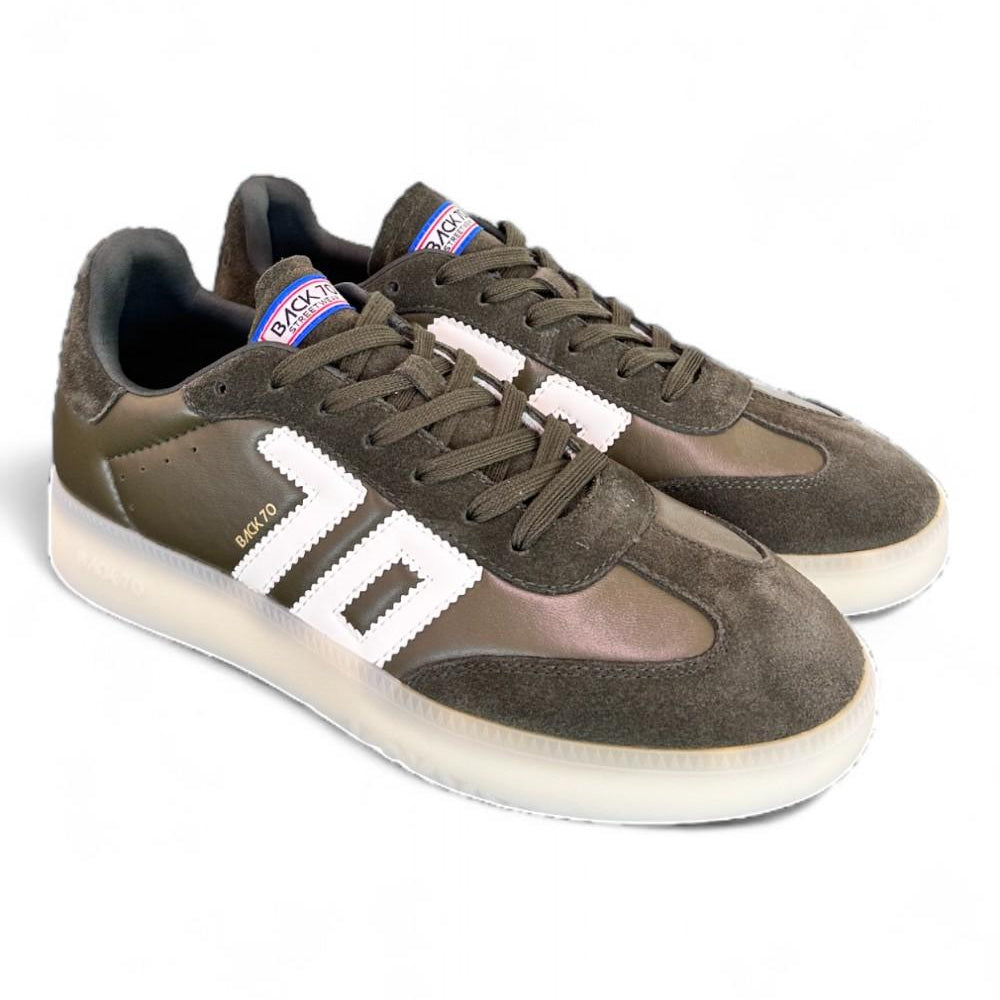 Sneaker uomo Boston Back 70 verde bianca 
