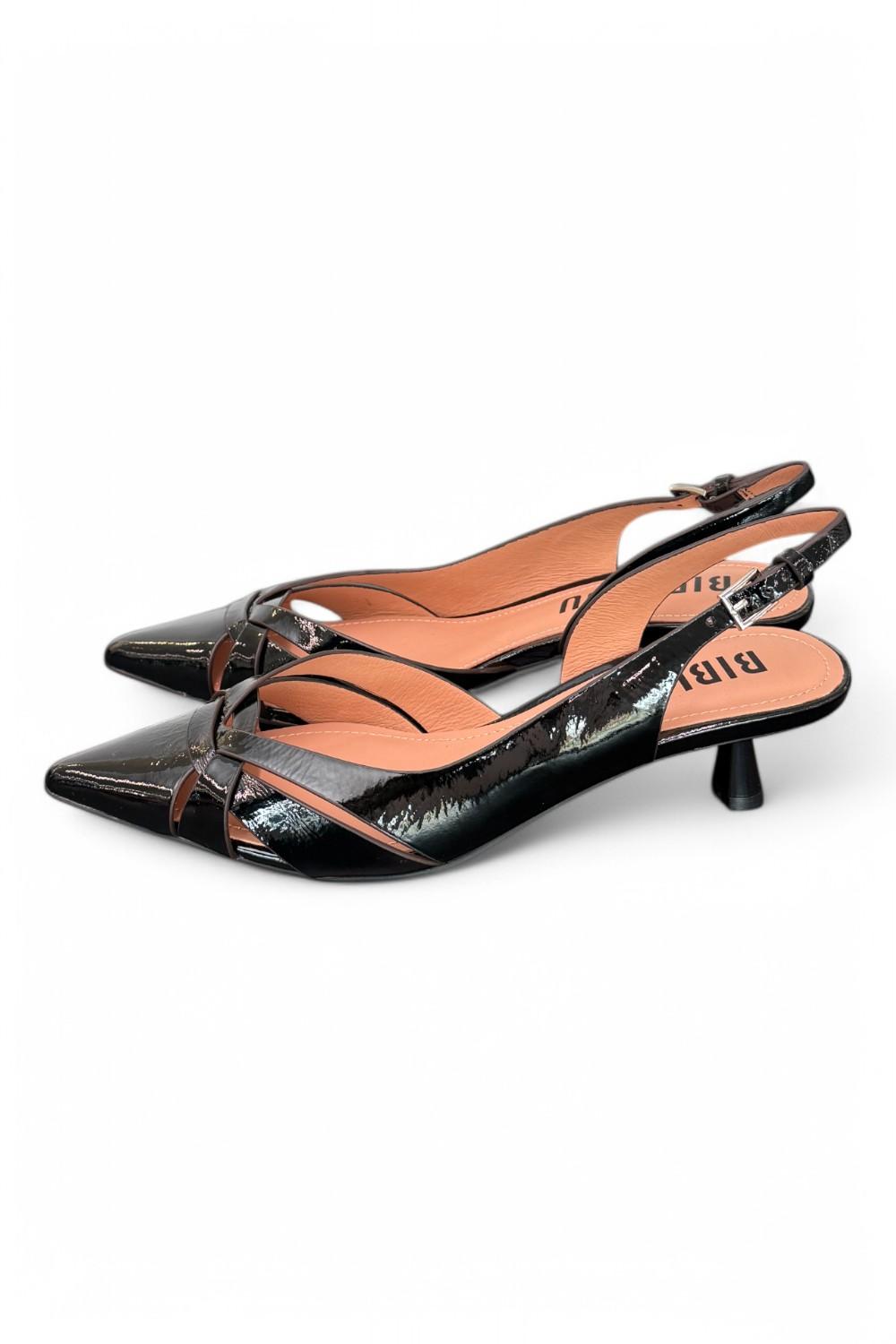 Slingback Bibi Lou incroci naplak nero tacco 