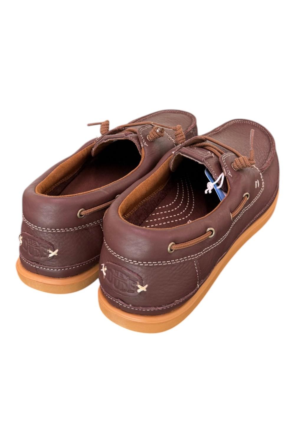 Sneaker uomo barca testa di moro  Hey Dude 