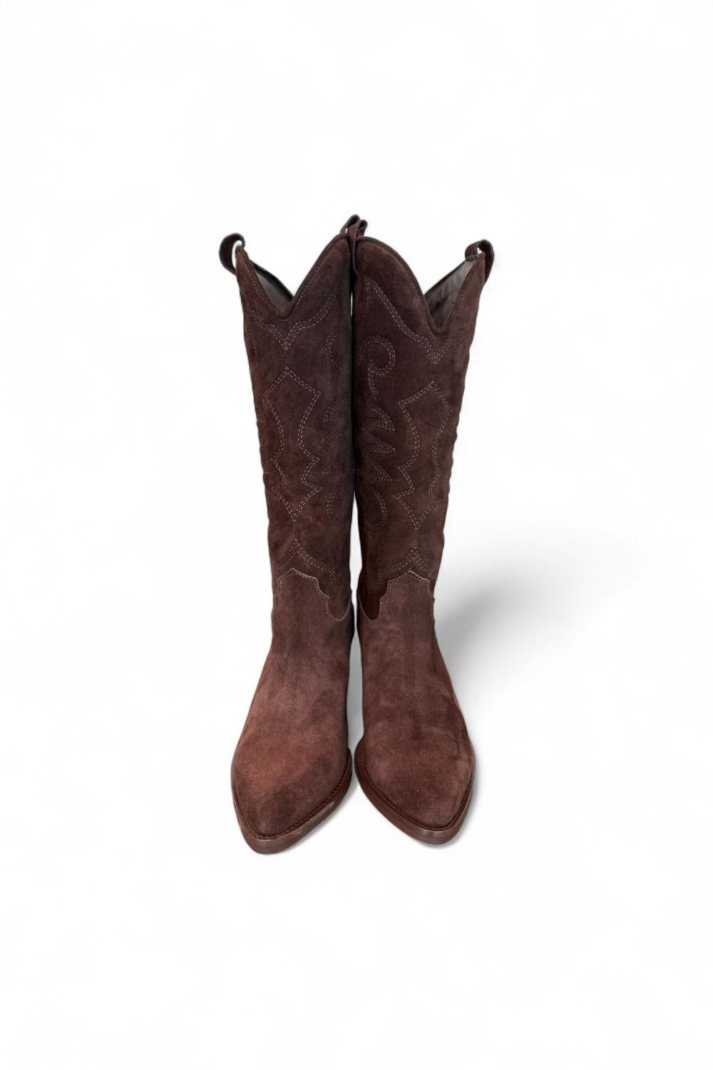 Stivale texano suede testa di moro Ranye 