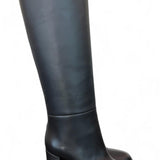 Stivale tubo nappa nera T90 Bianca Di<BR/> 