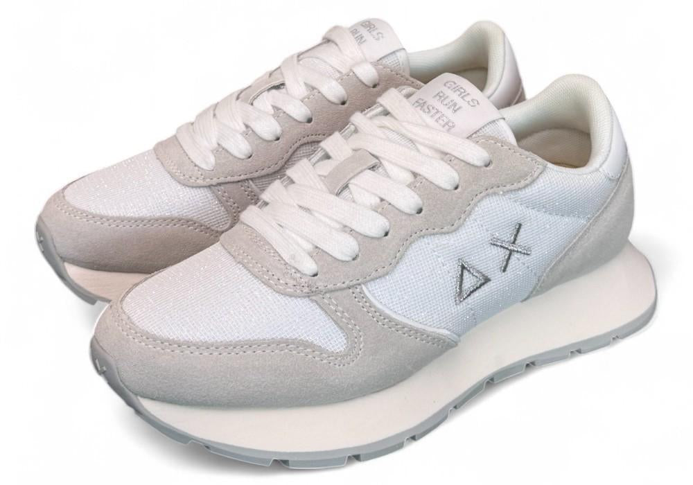 Sneaker donna SUN 68 ALLY glitter white 