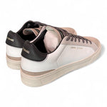 Sneaker uomo Crime London Blade Raw Shade pelle e suede bianco beige 