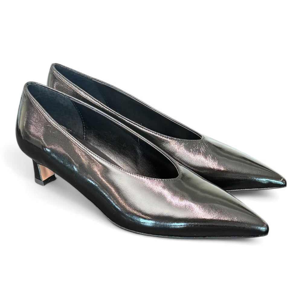 Decolté in naplak nero Bianca Di<BR/> 