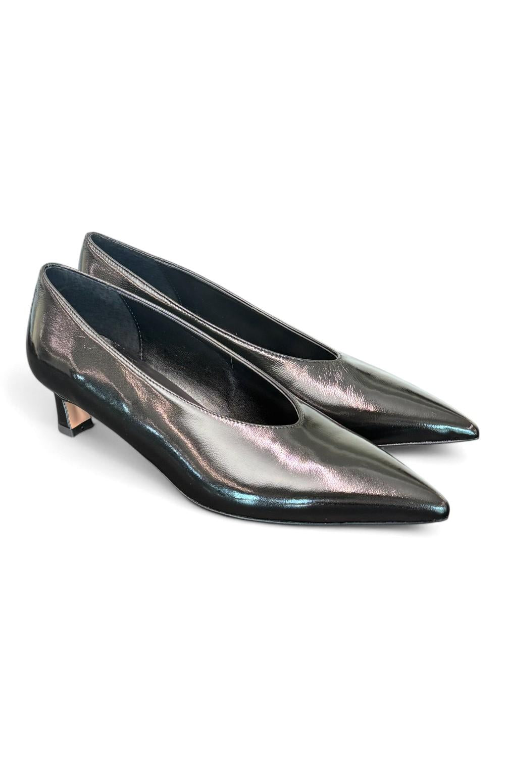 Decolté in naplak nero Bianca Di<BR/> 