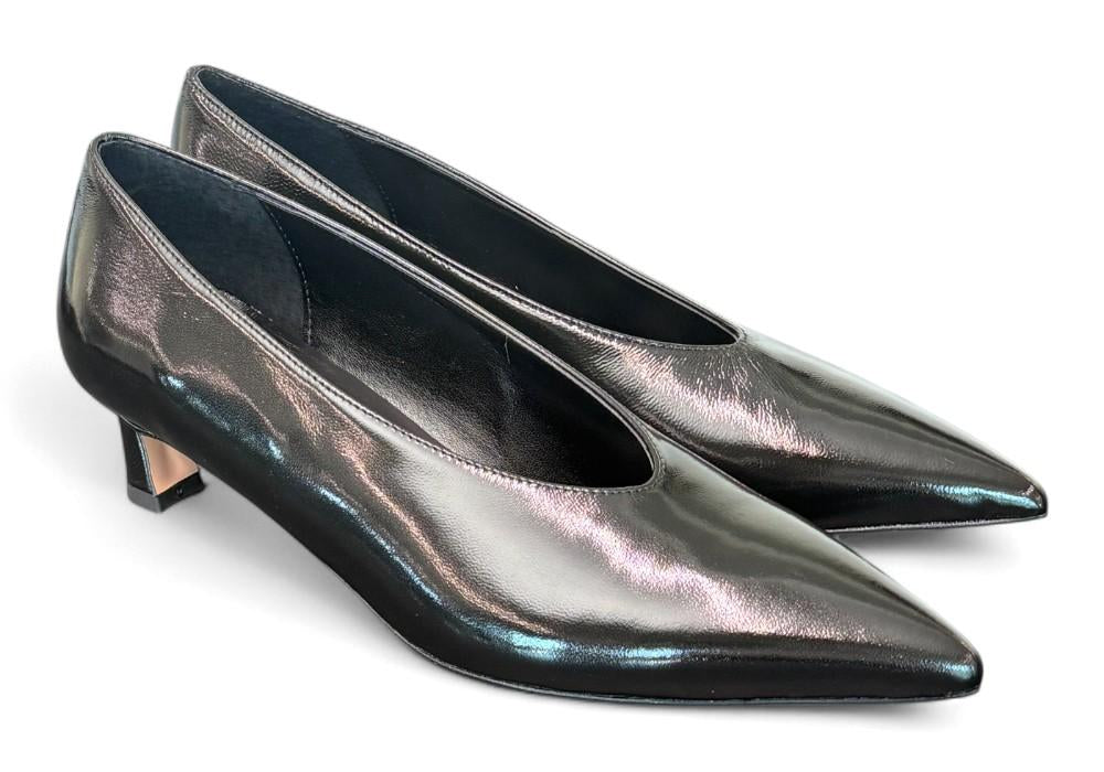 Decolté in naplak nero Bianca Di<BR/> 