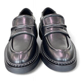 Mocassino Ash Miracle pelle nera<BR/> 
