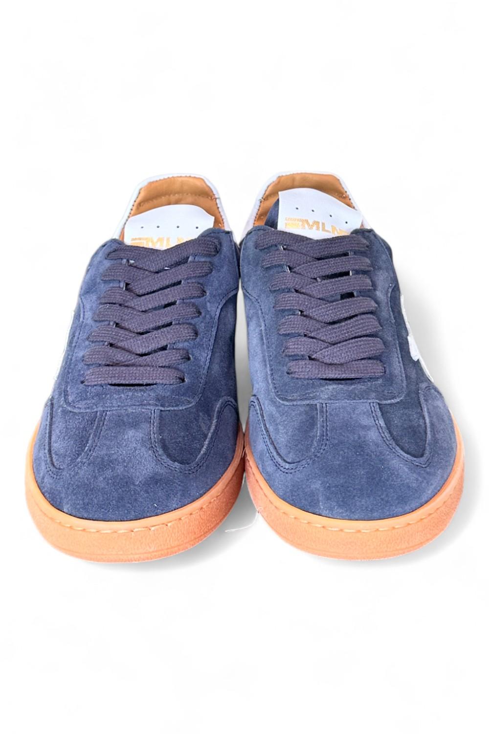 Sneaker uomo stella suede blu Meliné<BR/> 