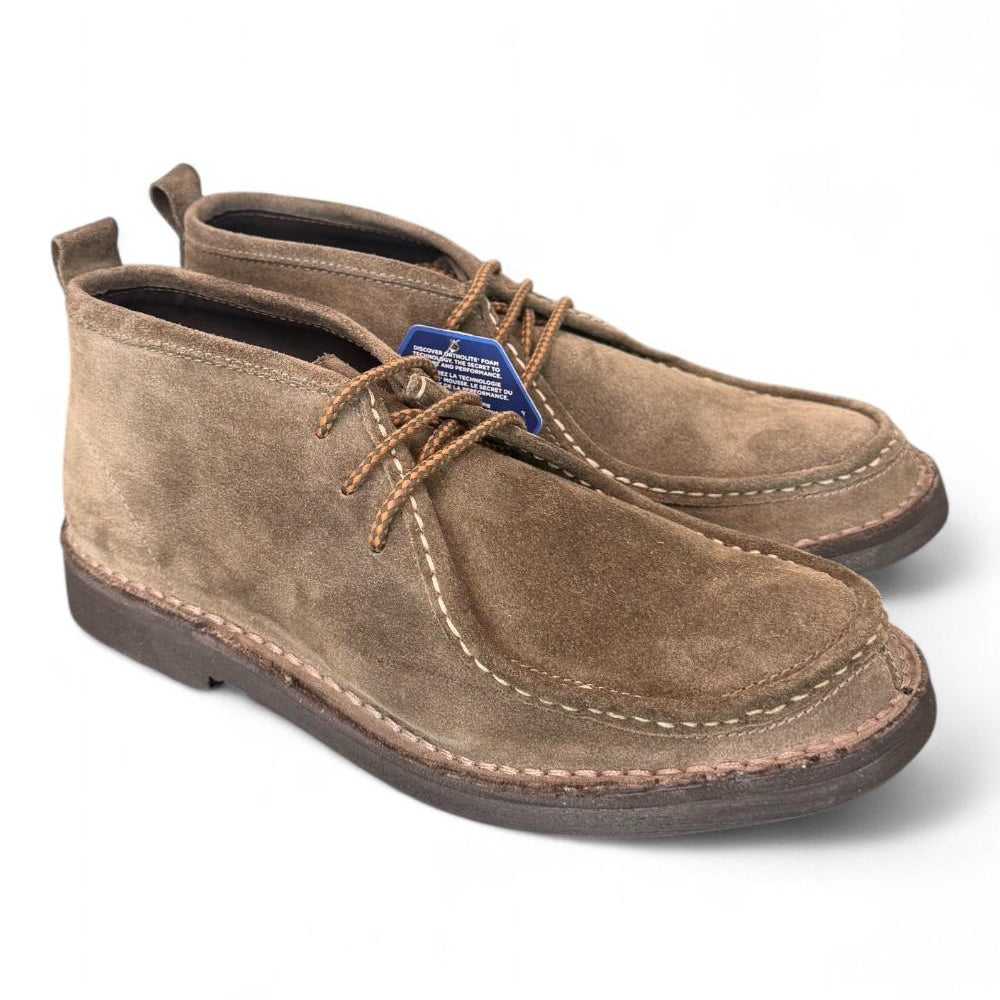 Polacco cucitura suede tortora Kebo 