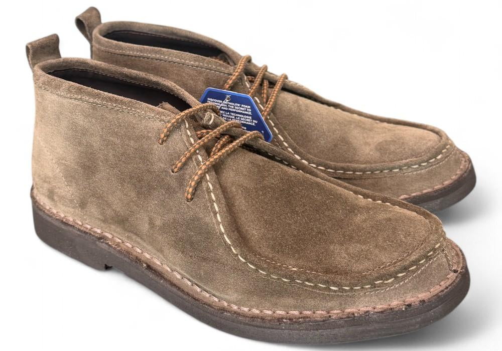 Polacco cucitura suede tortora Kebo 