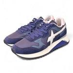 Sneaker uomo tessuto e suede blu bianco YAK W6YZ WIZZ 