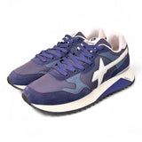 Sneaker uomo tessuto e suede blu bianco YAK W6YZ WIZZ 
