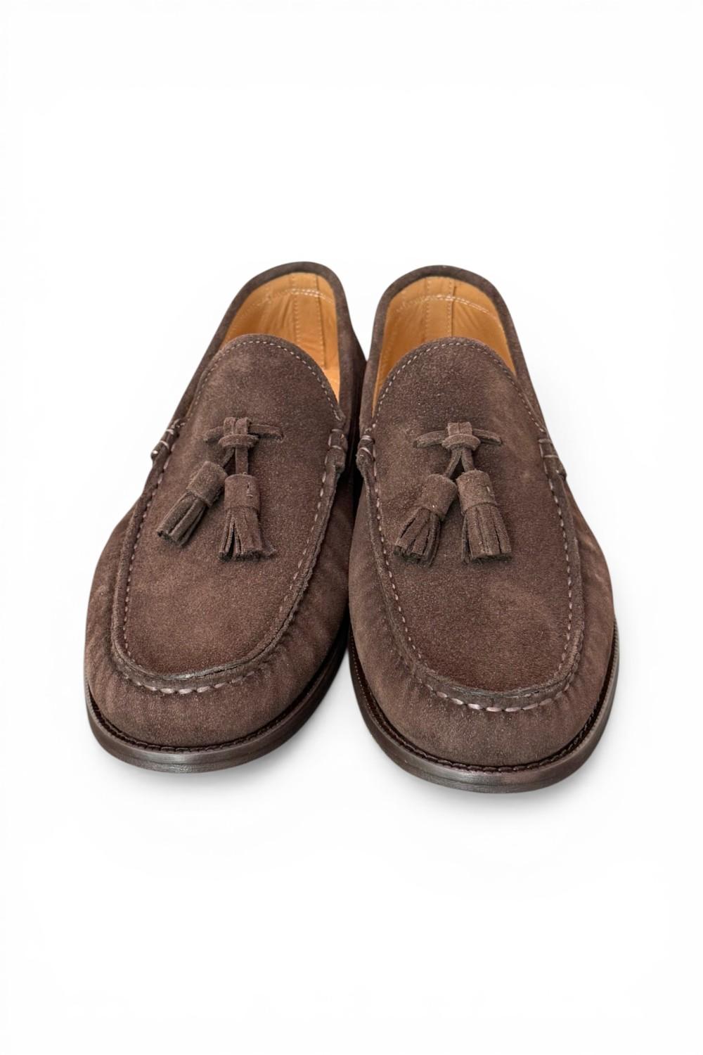 Mocassino mappetti suede testa di moro Kebo 