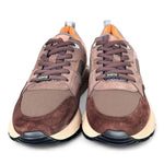 Sneaker extralight marrone e verde Ambitious 