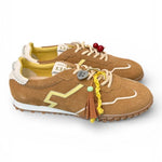 Sneaker Gioplus Cielo low suede cuoio 