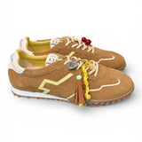 Sneaker Gioplus Cielo low suede cuoio 