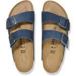 Ciabatta Arizona oiled leather blue Birkenstock uomo 1027072 